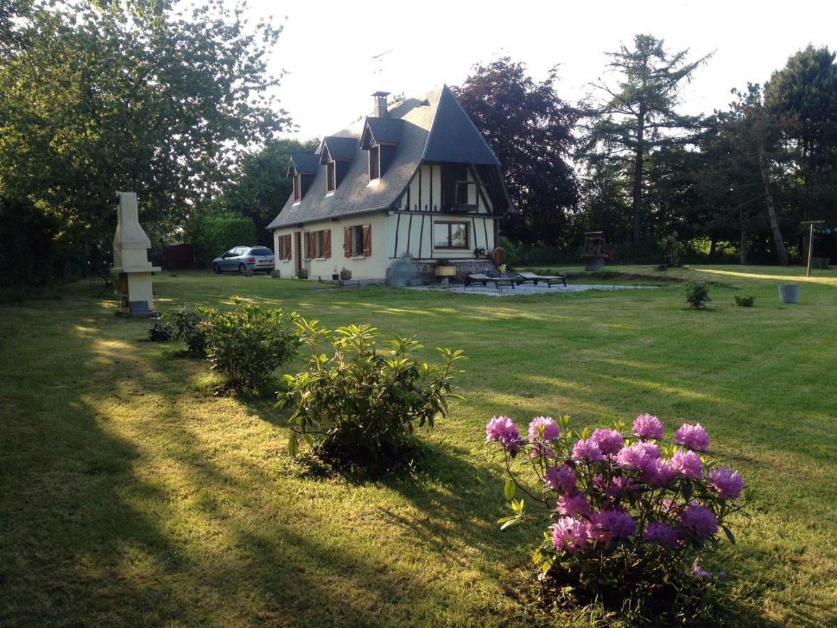 Charmante Chambre Privee Dans Veritable Maison Normande - Check In Tardif Ou Late Ok Sainte-Croix-sur-Aizier Exteriér fotografie